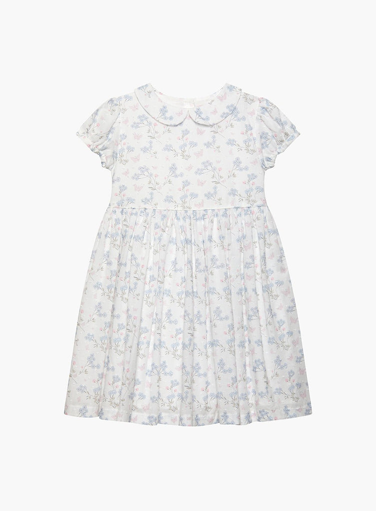 Girls white floral store dress