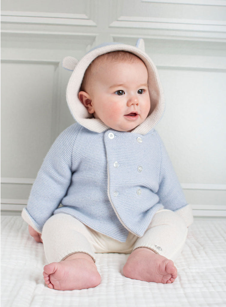 Pale blue teddy clearance coat