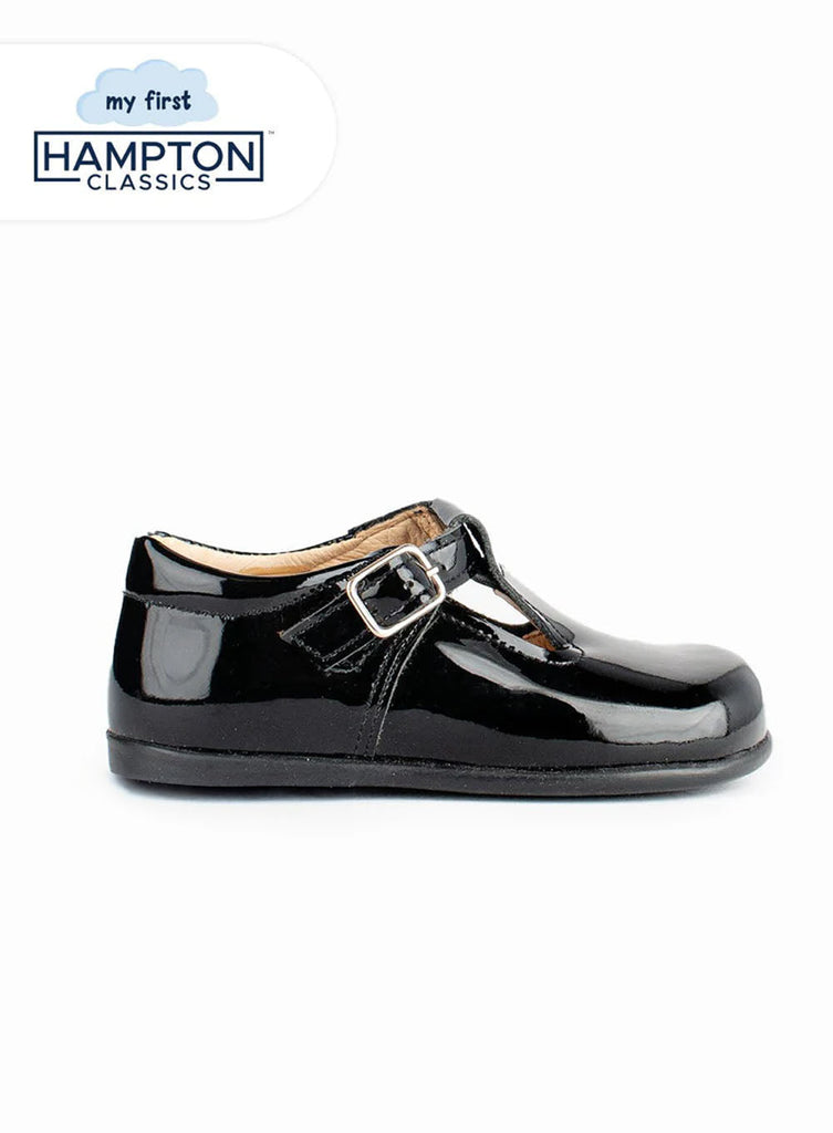 My First Hampton Classics Jamie First Walkers In Black Patent ...