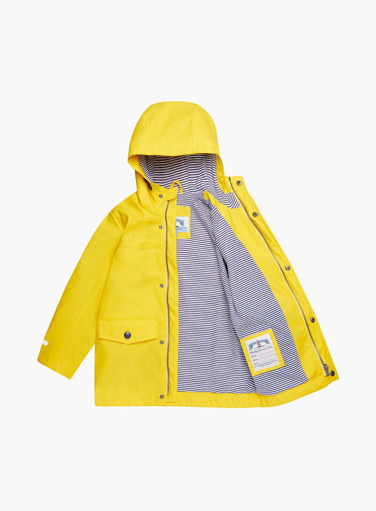 Girls yellow 2025 rain mac