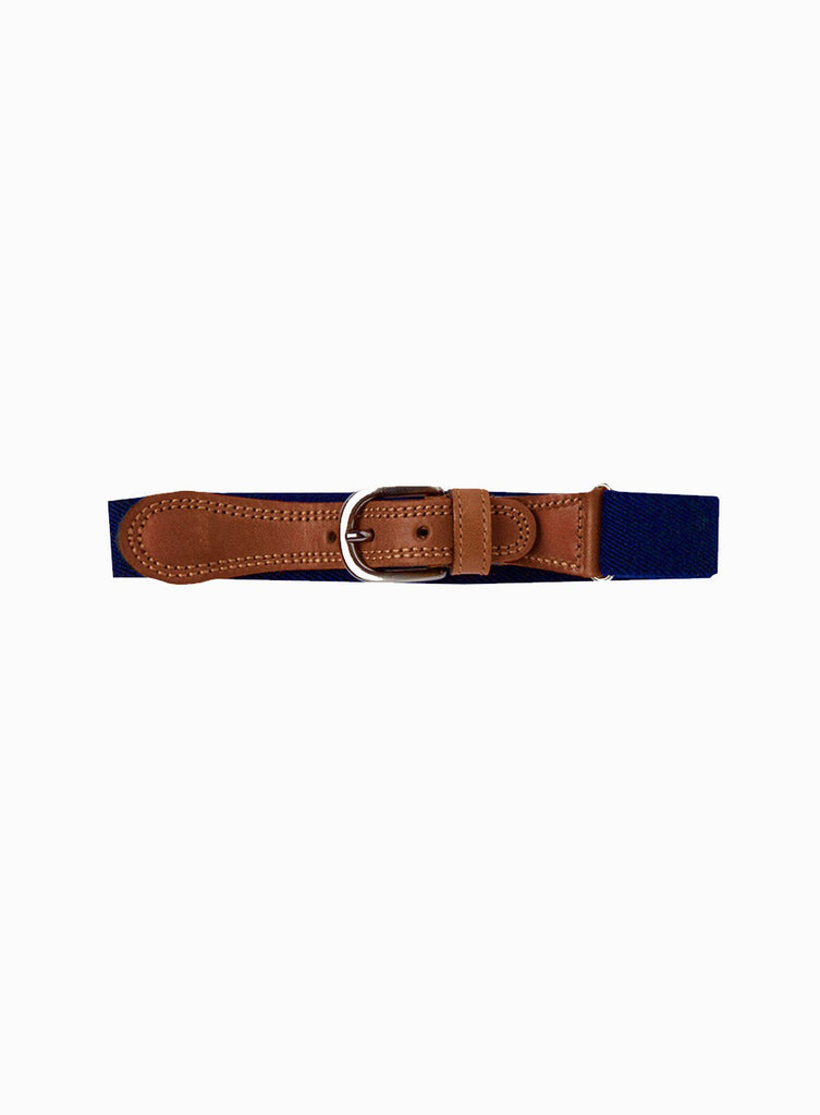 Womens navy elasticated belt sale