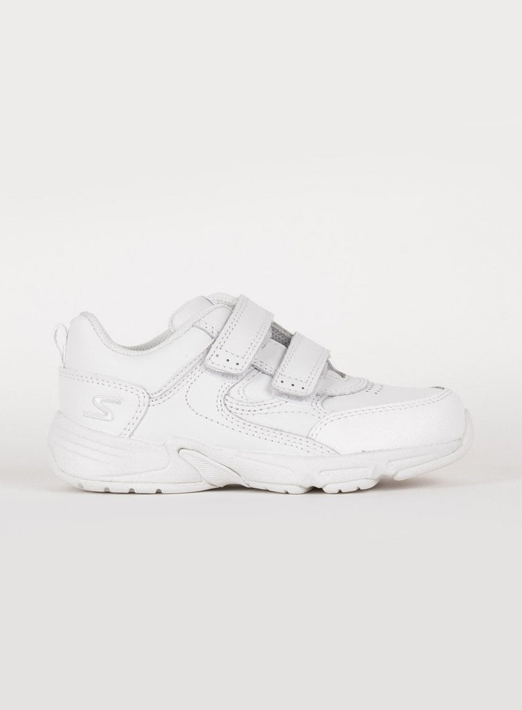 Girls white school on sale trainers