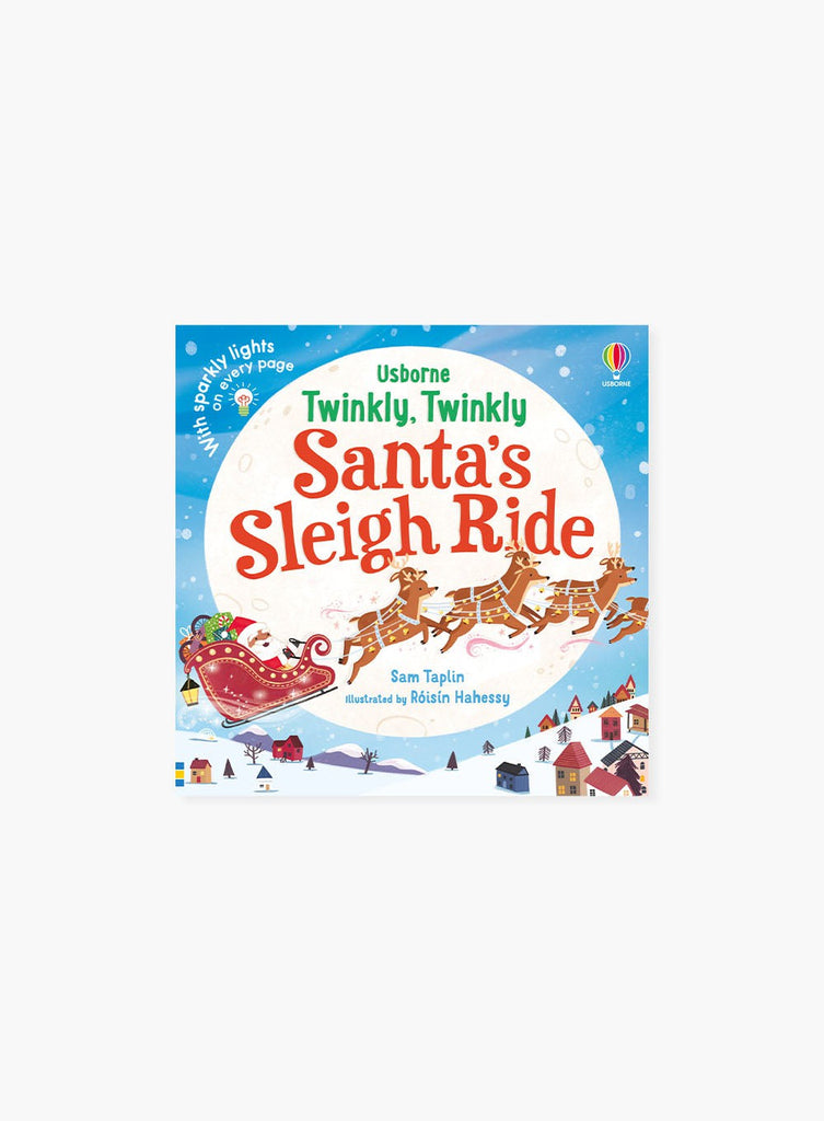 Usborne Book Twinkly Twinkly Santa's Sleigh Ride