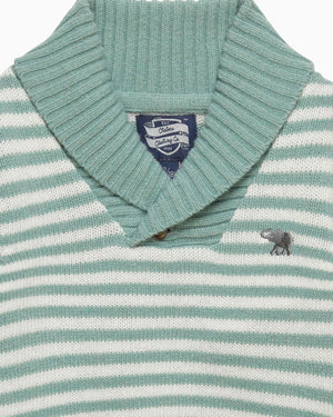 Thomas Brown Jumper Baby Freddie Shawl Collar Jumper