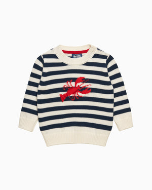 Chelsea Clothing Co Jumper Baby Lobster Striped Jumper