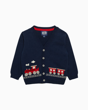 Chelsea Clothing Company Cardigan Baby Train Cardigan