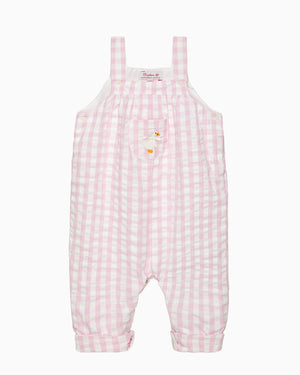 Confiture Dungarees Baby Duck Gingham Dungarees