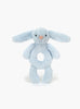 Jellycat Bashful Bunny Ring Rattle in Blue