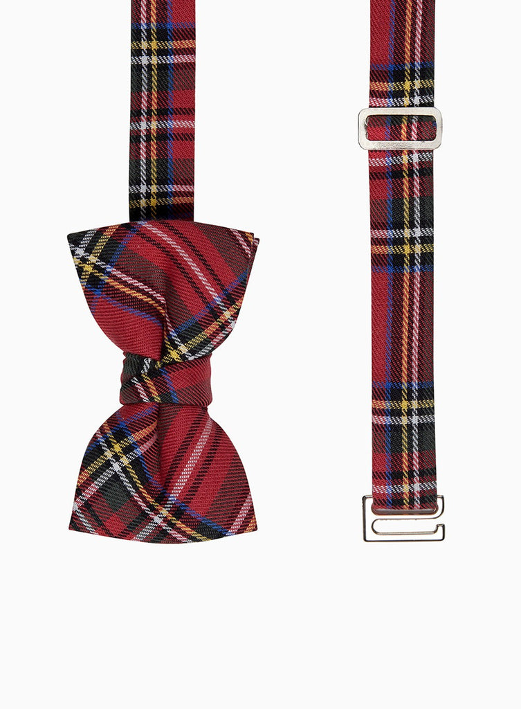 Chelsea Clothing Company Bow Tie Bow Tie in Red Tartan