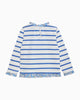 Lily Rose Sweatshirt Breton Long-Sleeved Top in Blue Betsy