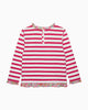 Lily Rose Sweatshirt Breton Long-Sleeved Top in Pink Betsy