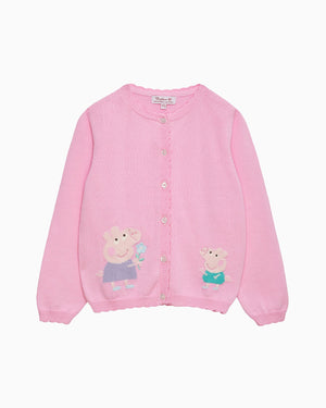 PEPPA PIG x Trotters Top Peppa & George Cardigan