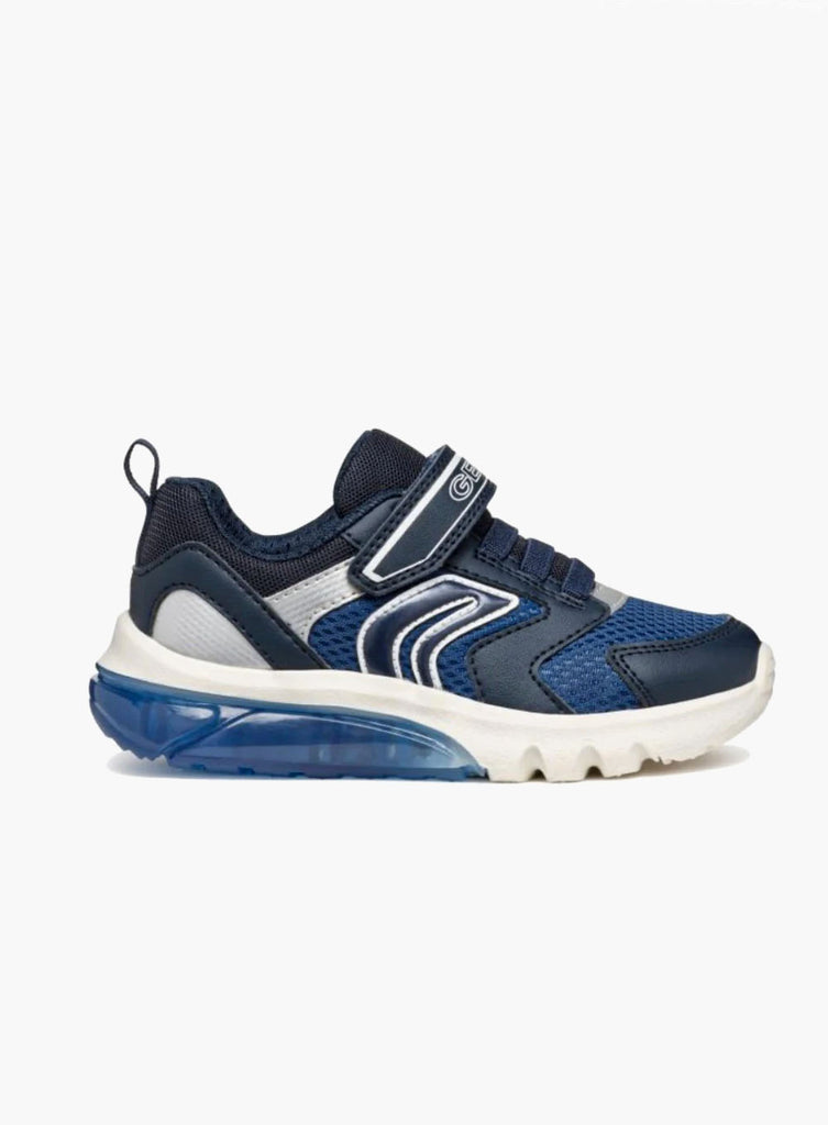 Geox Trainers Geox Jr Ciberdron Trainers in Navy/Avio