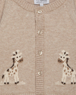 Lapinou Cardigan Baby Giraffe Cardigan