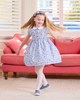 Confiture Dress Catherine Smocked Dress in Blue Floral