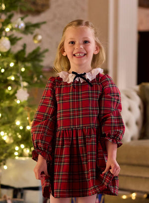 Confiture Dress Tabitha Willow Dress in Red Tartan