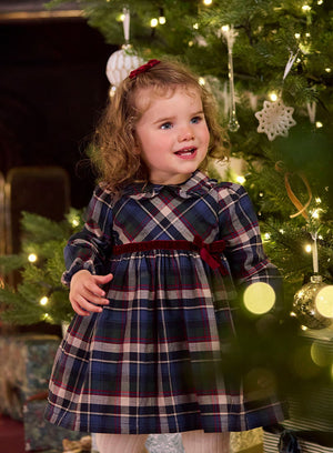 Confiture Dress Baby Bonnie Tartan Dress