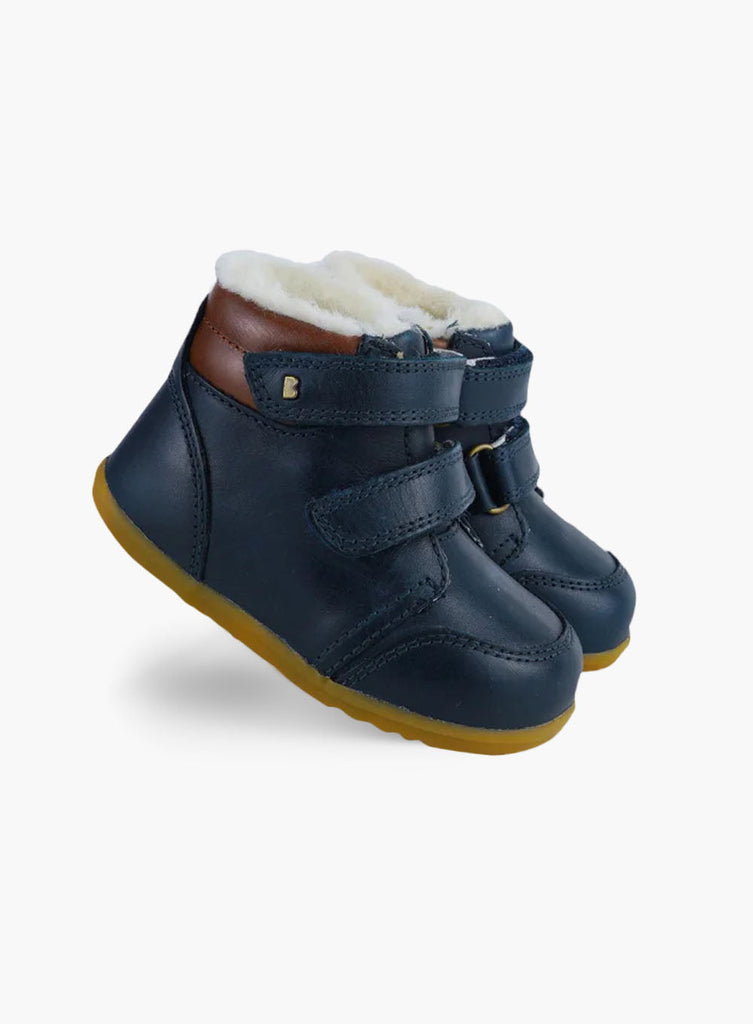 Bobux Timber Arctic Boots in Navy Trotters Childrenswear