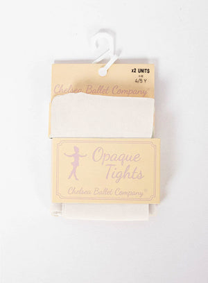 Chelsea Ballet Company Tights 2 pack Opaque Tights in White