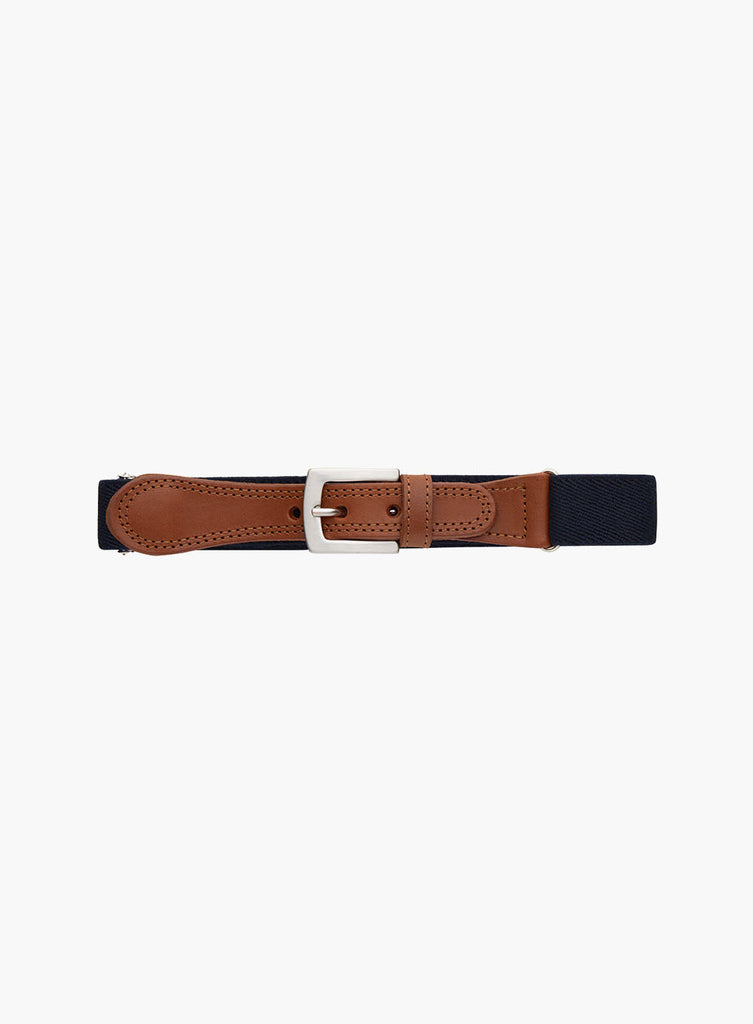 Chelsea Clothing Company Belt Elasticated Belt in Navy