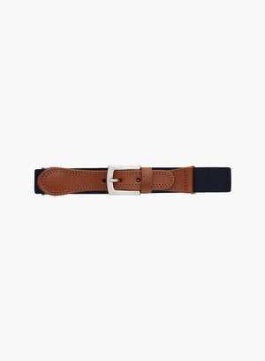 Chelsea Clothing Company Belt Elasticated Belt in Navy