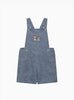 Chelsea Clothing Company Bib Shorts Baby Alfie Bib Shorts in Blue Herringbone