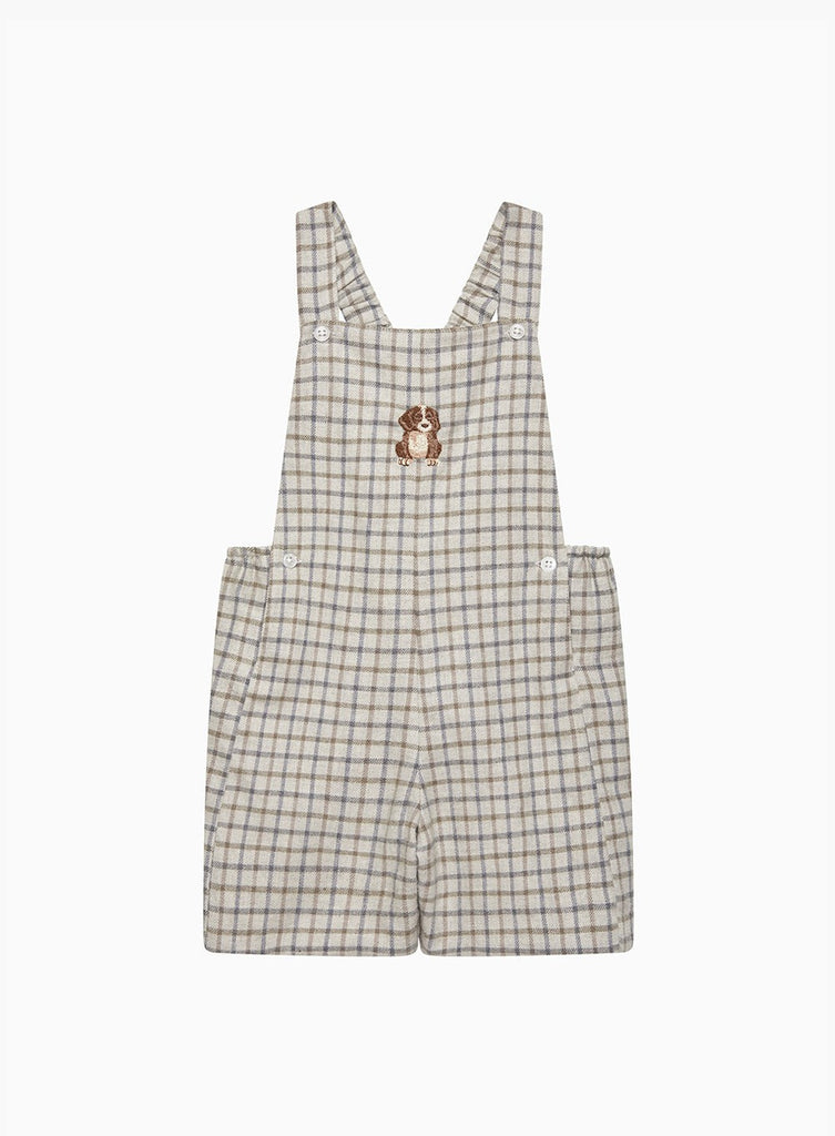 Chelsea Clothing Company Bib Shorts Baby Alfie Bib Shorts in Brown Check