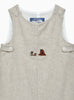 Chelsea Clothing Company Bib Shorts Baby Archie Romper in Woodland