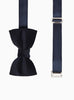 Chelsea Clothing Company Bow Tie Bow Tie in Navy Velvet