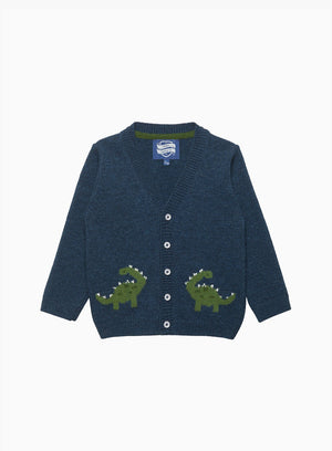 Chelsea Clothing Company Cardigan Baby Dippy Dinosaur Cardigan