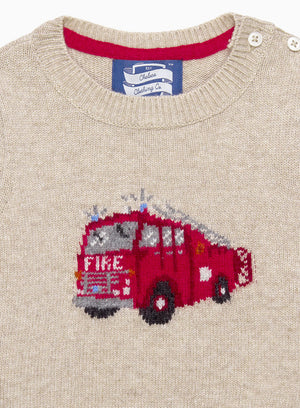 Chelsea Clothing Company Jumper Baby Fire Engine Jumper