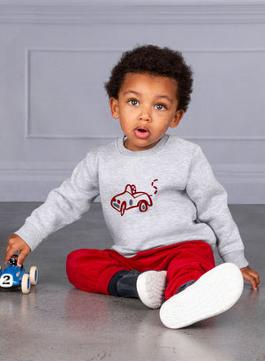 Chelsea Clothing Company Jumper Baby Herbie Car Sweatshirt