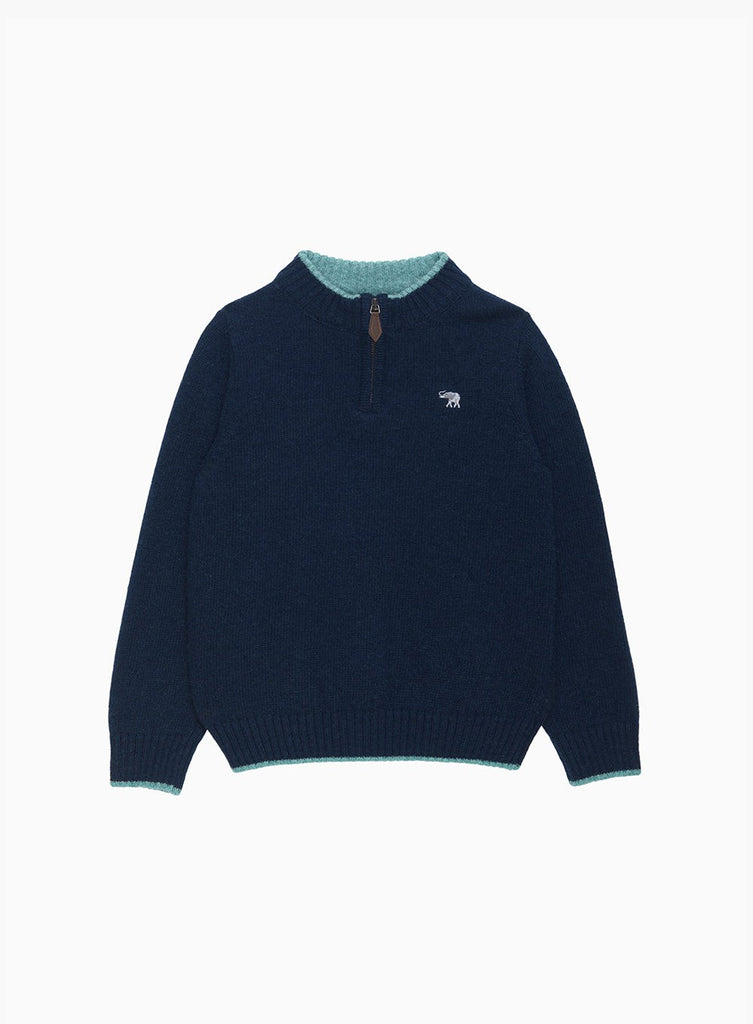 Chelsea Clothing Company Jumper Calum Half-Zip Jumper