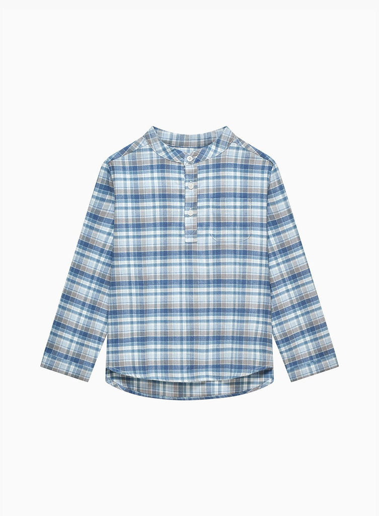 Chelsea Clothing Company Shirt Oscar Shirt in Blue Check