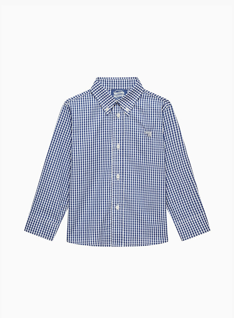 Chelsea Clothing Company Shirt Thomas Shirt in Navy Gingham