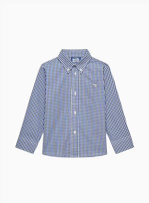 Chelsea Clothing Company Shirt Thomas Shirt in Navy Gingham