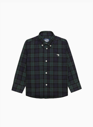 Chelsea Clothing Company Shirt Thomas Shirt in Navy Tartan