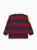 Chelsea Clothing Company Top Baby Nicholas Rugby Shirt in Navy/Red Stripes