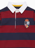 Chelsea Clothing Company Top Baby Nicholas Rugby Shirt in Navy/Red Stripes