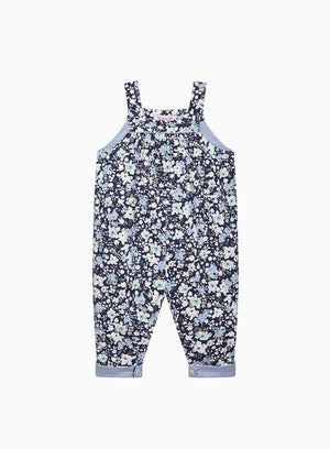 Confiture Bib Shorts Baby Annie Floral Cord Dungarees