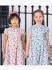 Confiture Dress Alice Double Breasted Dress in Blue Rose