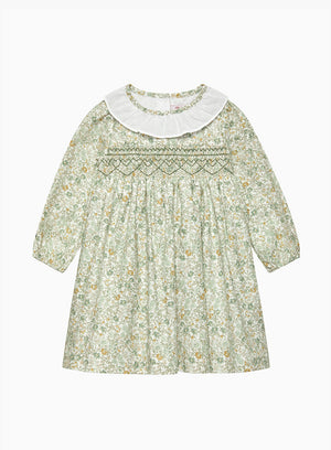 Confiture Dress Baby Bella Floral Willow Smocked Dress