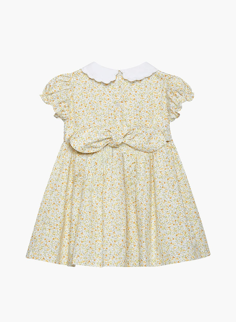 Confiture Baby Floral Petal Collar Duck Dress | Trotters London