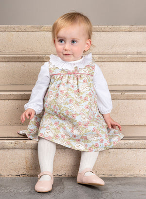 Confiture Dress Baby Hollie Hedgehog Pinafore