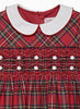 Confiture Dress Charlotte Smocked Dress in Red Tartan