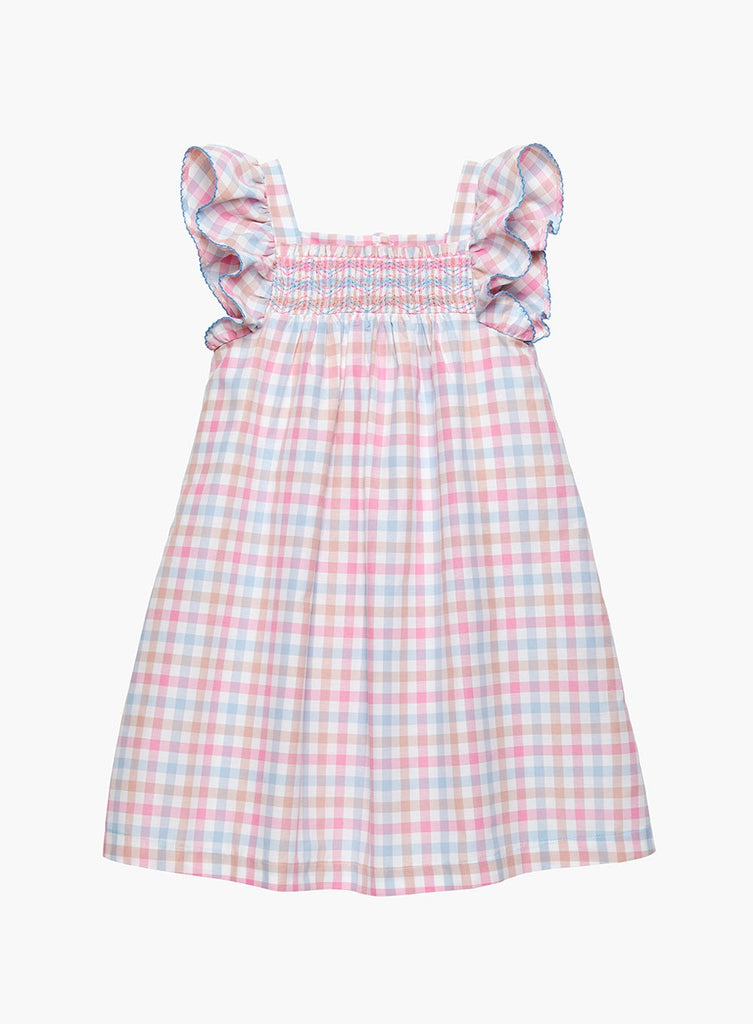 Confiture Dress Greta Frilly Gingham Dress