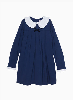 Confiture Dress Violet Pie Crust Dress in Navy