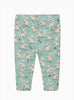 Confiture Leggings Baby Jersey Leggings in Pale Green Bunny