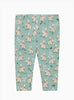 Confiture Leggings Baby Jersey Leggings in Pale Green Bunny