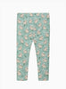 Confiture Leggings Jersey Leggings in Pale Green Bunny